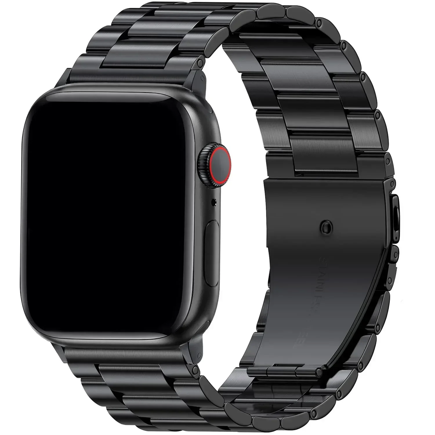 Elegant Stainless Steel Watch Strap - Premium Metal Bracelet Band
