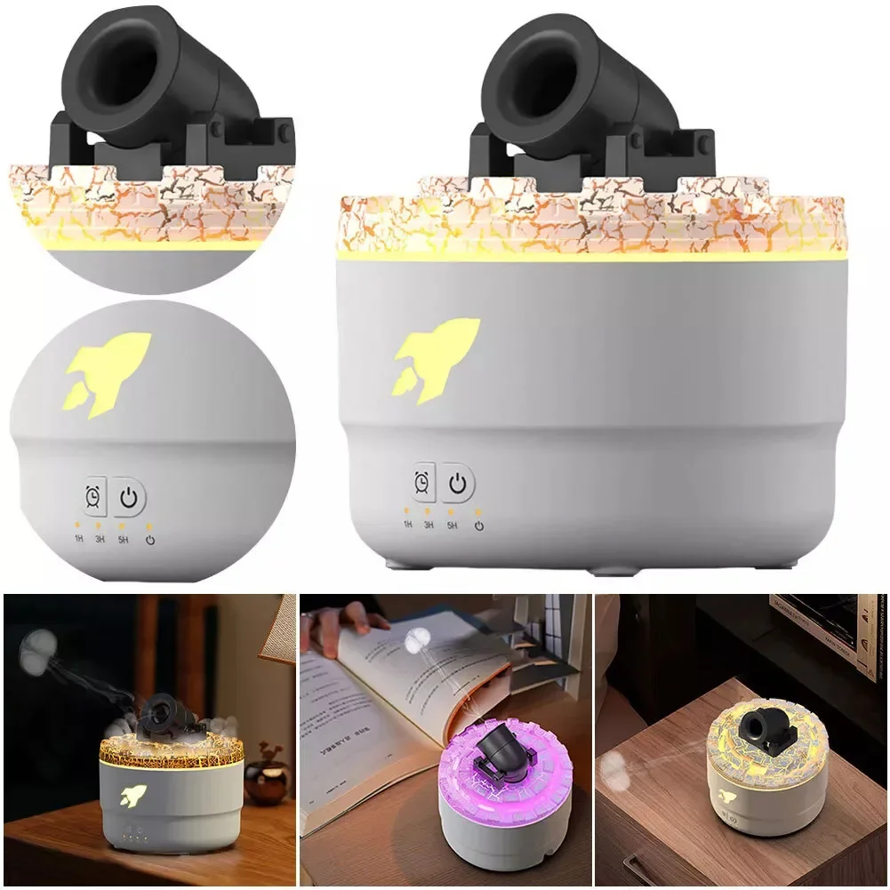 Car Diffuser Humidifier 7Color Light Auto Air Purifier Air Freshener With 7Color Light For Car Aroma Aromatherapy Diffuser