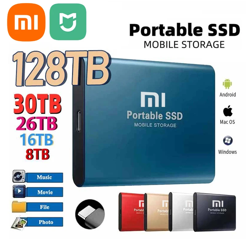 xiaomi MIJIA Original SSD Hard Disk 1TB 2TB 500GB 128TB Hard Drive ...