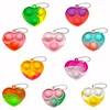 10/30PCS Pop Fidget Toys Mini Pop Keychains Toddler Toys Fidgets Pack Sensory Toys Bulk Packs Reduce Pressure Party Favors Gifts 4