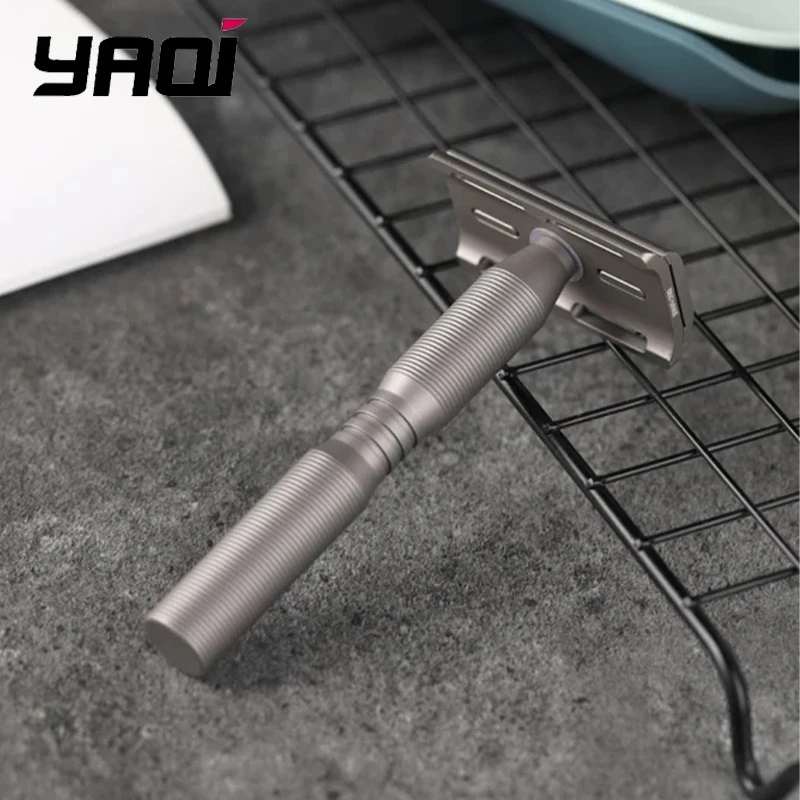 YAQI 고스트 티타늄 경량 안전 면도기