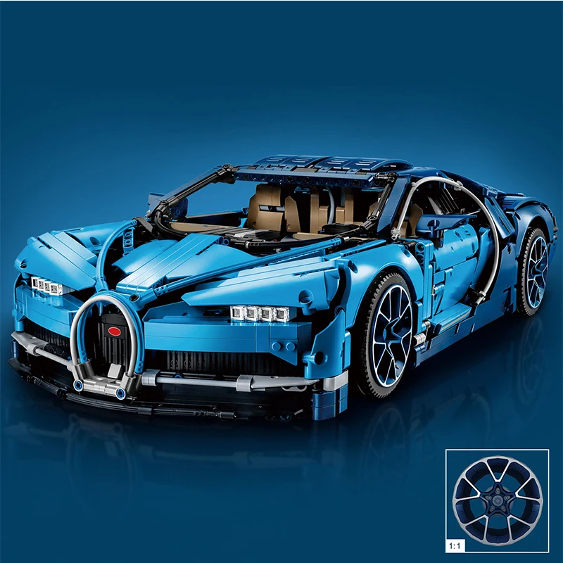 3599Pcs Bugattied Chirons compatibile 42083 Super Sports Racing Car Building Blocks Set giocattoli per bambini regalo mattoni