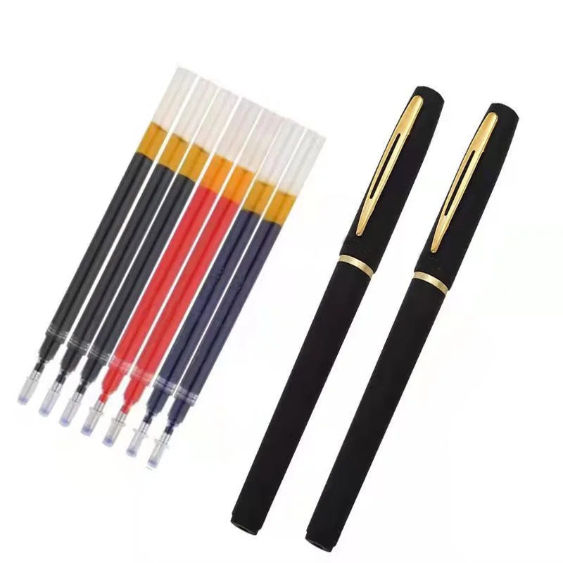 22pcs-large-capacity-neutral-pen-refill-bullet-head-1-0-0-7-0-5mm-black
