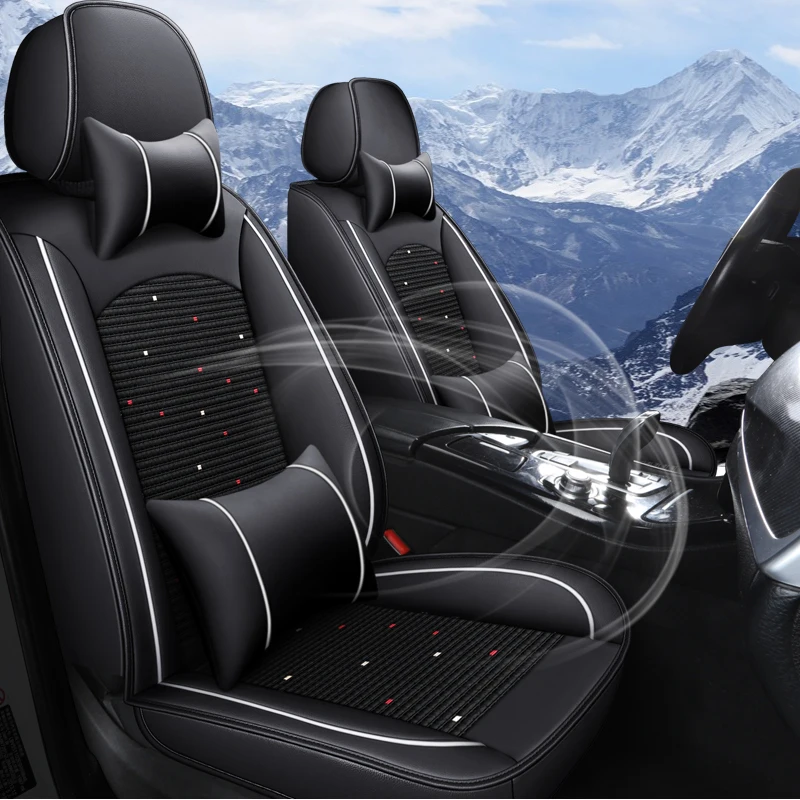 

1 PC Breathable Car Ice Silk Seat Cover For Chery Arrizo 5 GX 5 PLUS 3 7 7E 6 s21 Tiggo 8 5 5PLUS 7 A3 A5 Accessories Protector