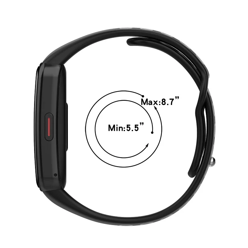 Breathable Sport Silicone Strap for Smartwatches - Enhanced Replacement Bracelet