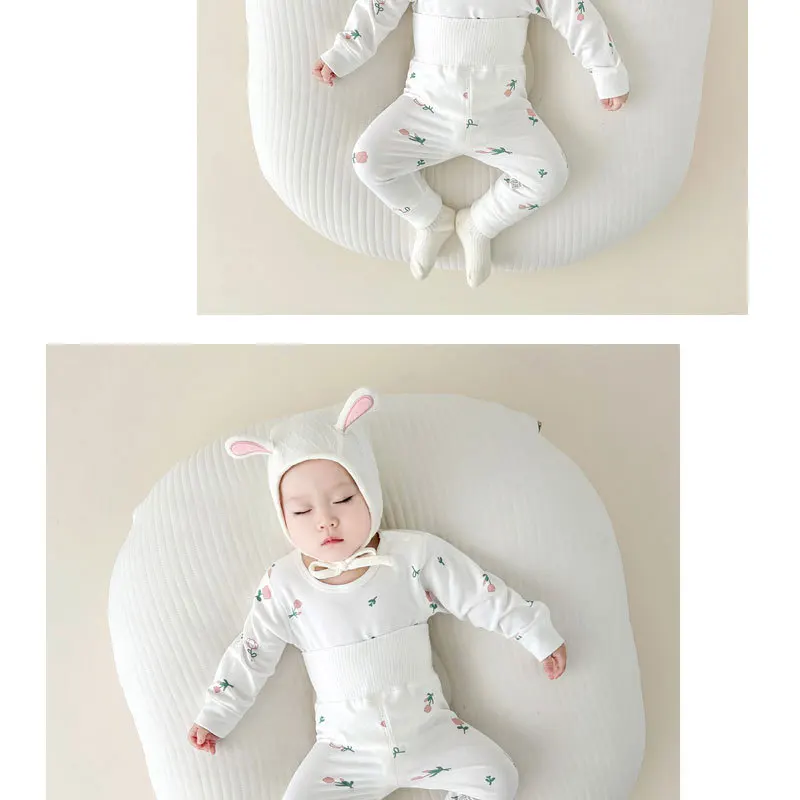 Description Picture 6 of itemBaby Clothing Set 2024 Autumn New Kid's Sleepwear Suit 0-4 Y Cartoon Printed Girl's Pajamas Boys High Waist Home Clothes 2Pcs