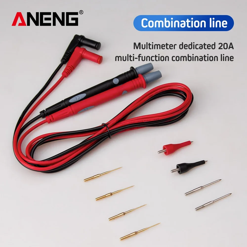 Multi-function Combination Multimeter Probe Test Leads Needle Tip Tester Lead Wire Pen Cable Feelers for FLUKE for Vichy 20A