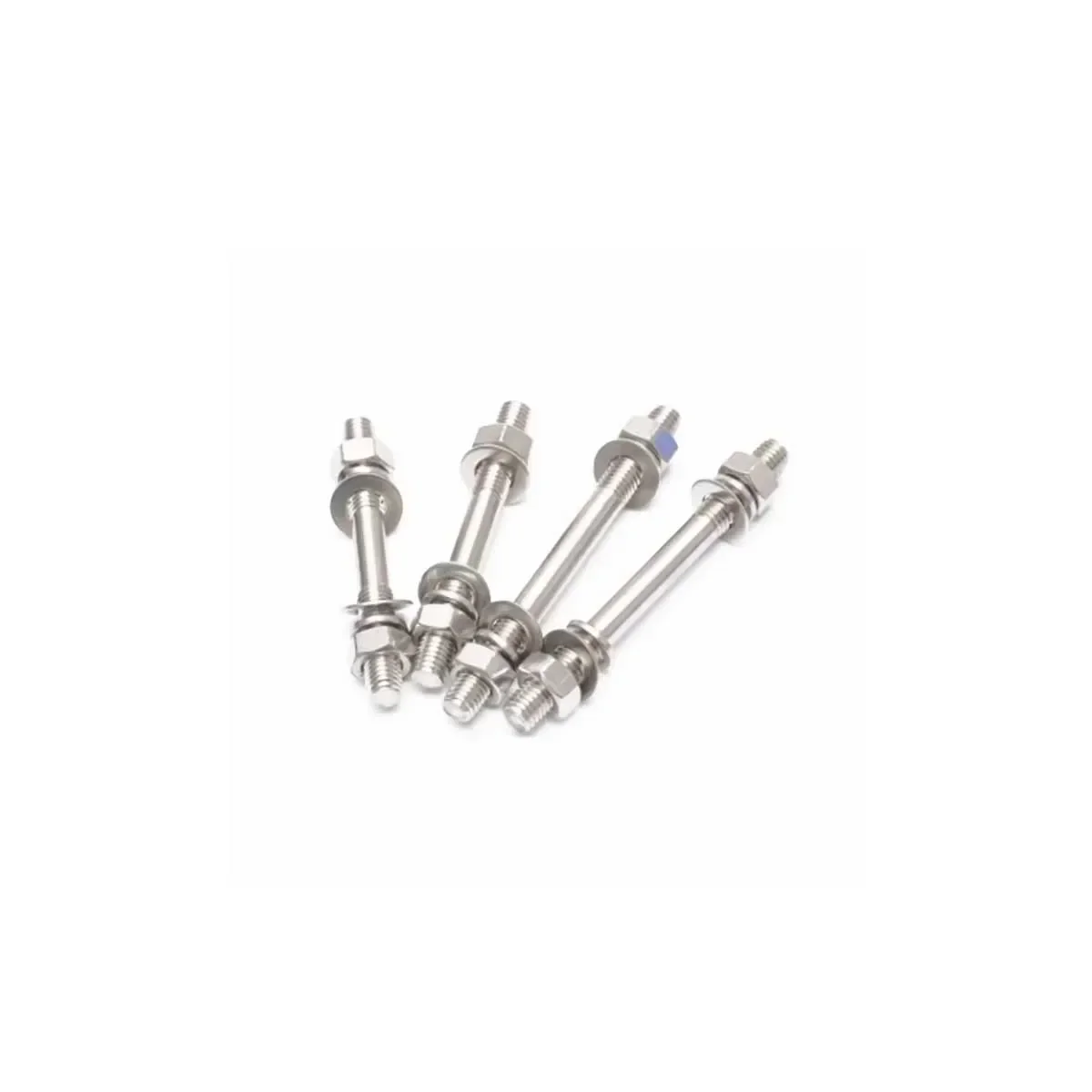 304 Stainless Steel Double Head Screw And Nut Set Combination M3M4M5M6M8