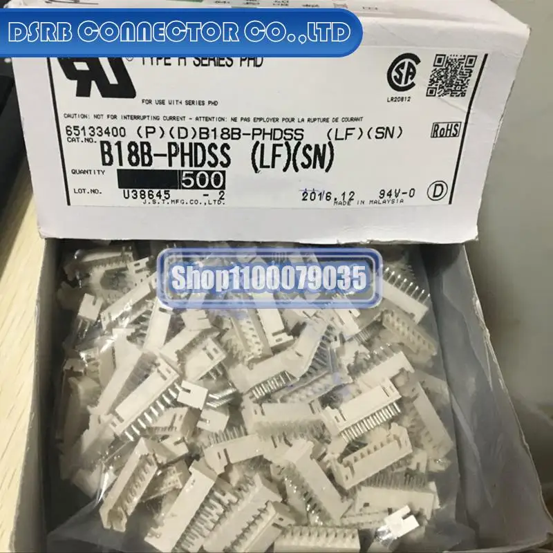 

500pcs/lot new and original B18B-PHDSS 18P 2.0MM