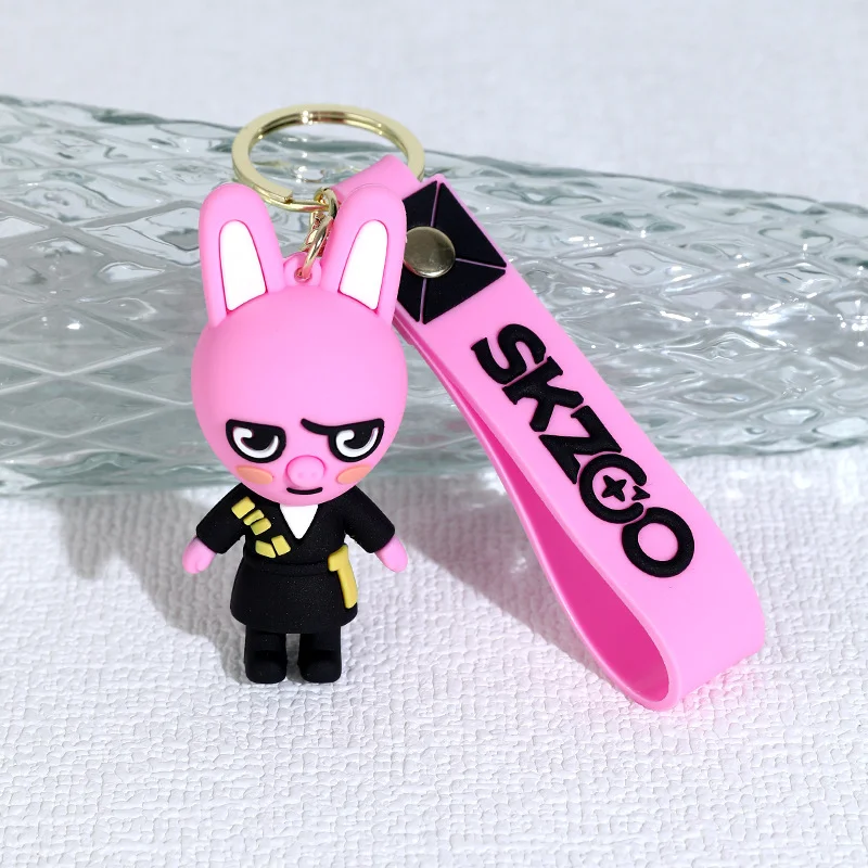 SKZOO Cute Doll Keychain stray kids keychain Cute and exquisite backpack car Stray Kids accessories pendant birthday gift plush keychain,key chain,bunny keychain,balloon dog keychain,backpack decoration