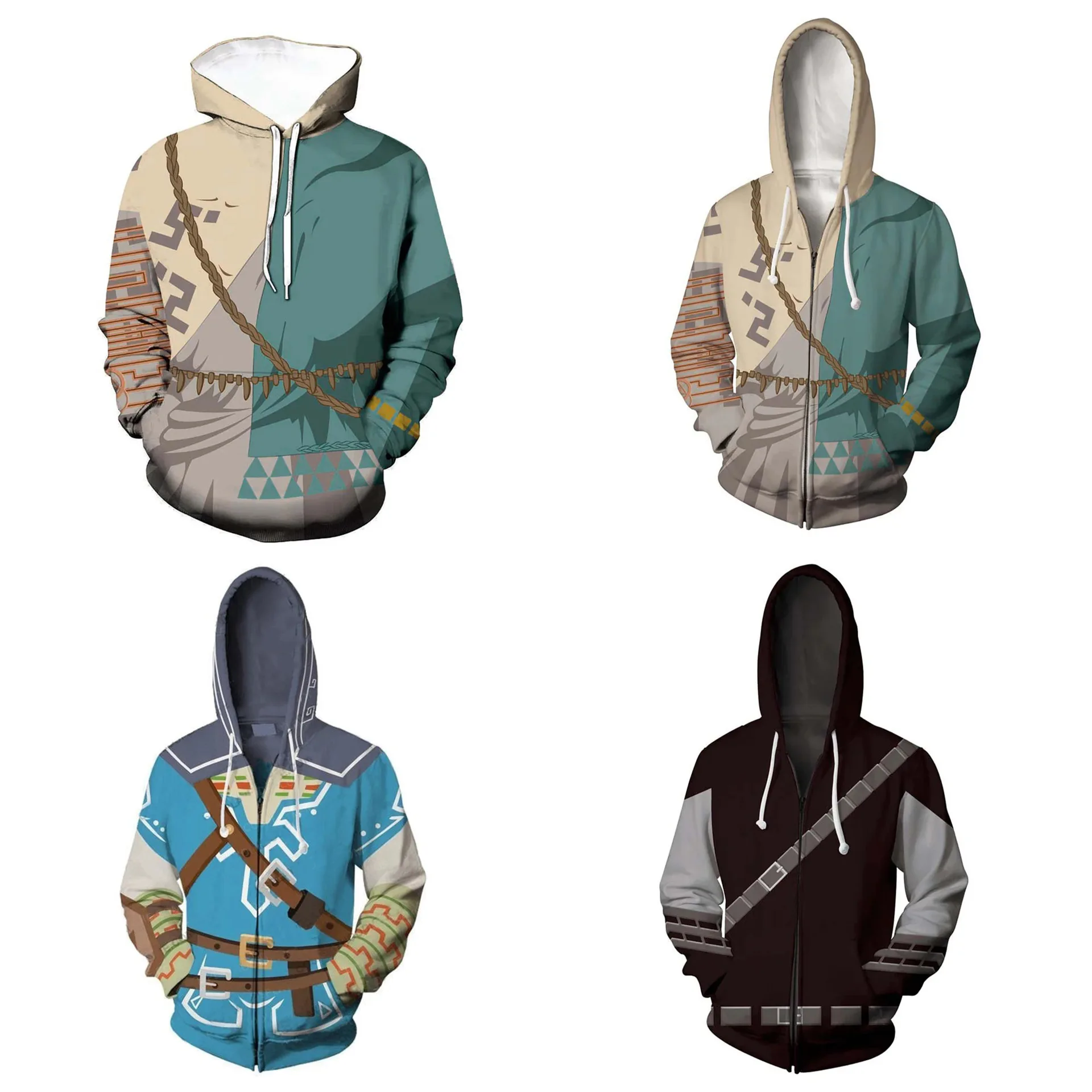 Link-Sudadera-con-capucha-de-Cosplay-para-hombre-disfraz-de-The-Legend ...