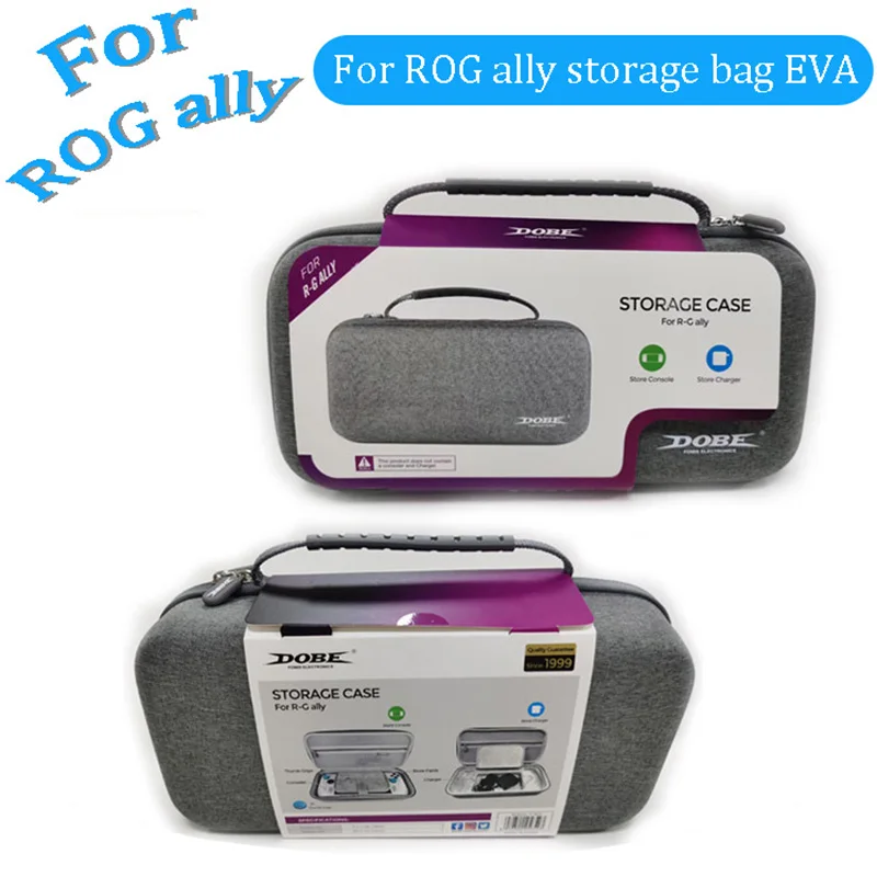 

Для ROG Ally Портативная сумка для хранения EVA Жесткая Сумка защита от падения и царапин портативная защита на молнии для путешествий