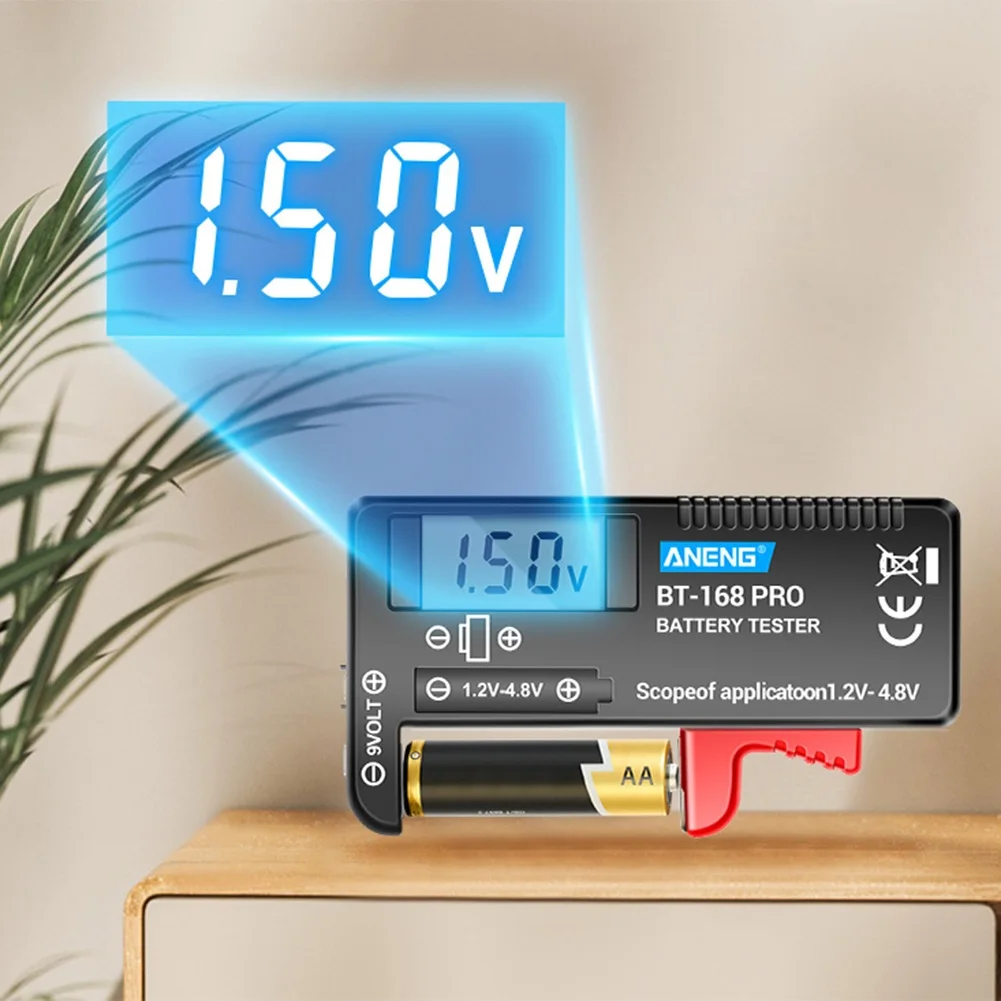 ANENG BT-168 PRO Battery Tester Digital Display Battery Meter Voltage Tester Electrical Analysis Instruments Measurement battery tester voltage tester