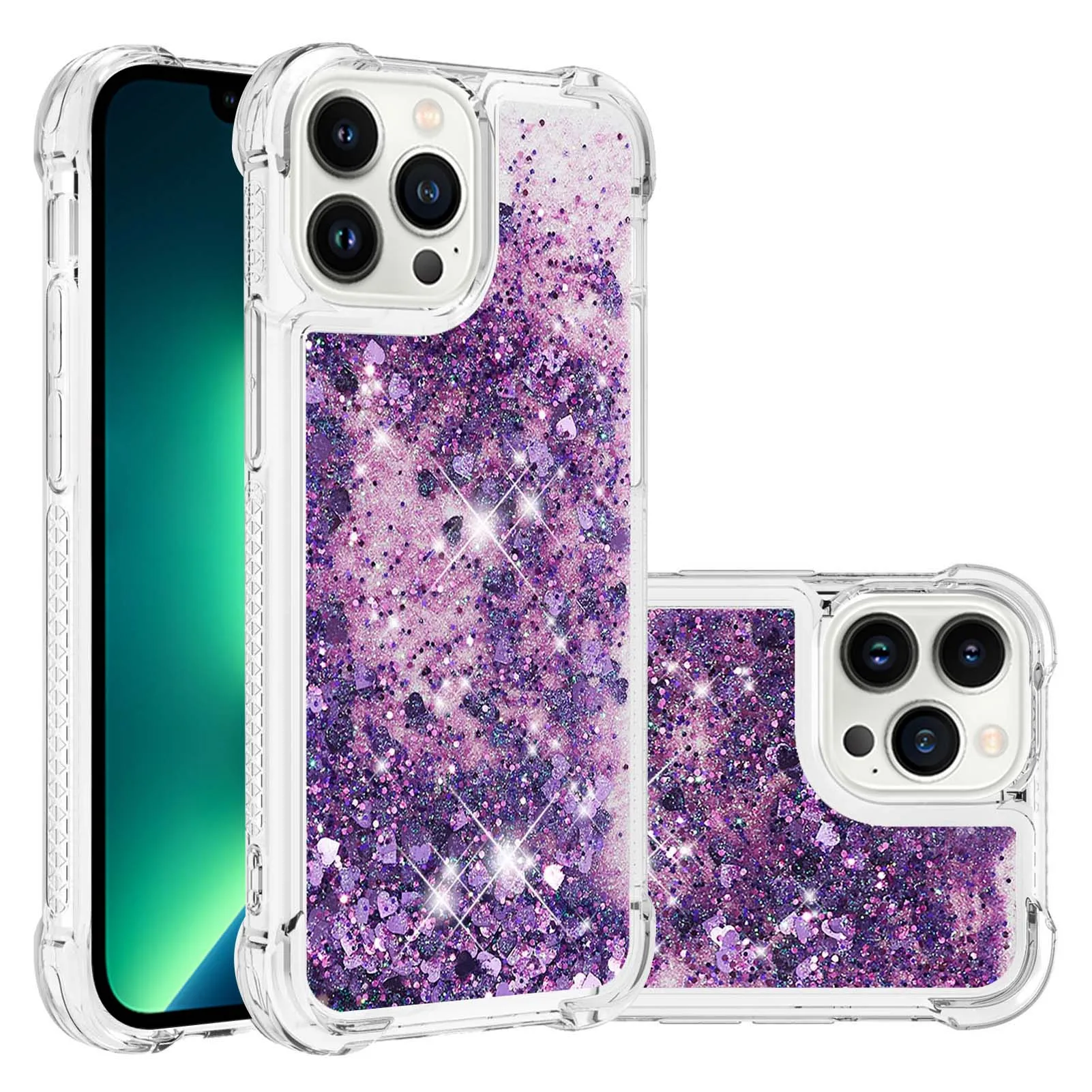 Glitter Dynamic Liquid Quicksand Phone Case