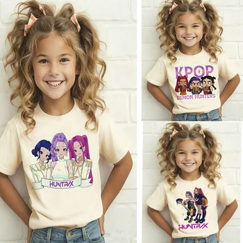 90s Kids T-shirt KPop Demon Hunters Funny Fans Tshirt Children KPop Demon Hunters Clothes Boys Girls Tee Top Unisex 1