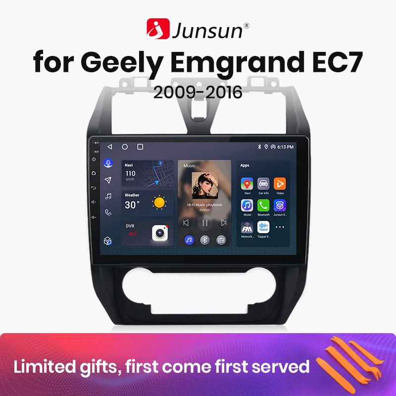 

Junsun V1 AI Voice Wireless CarPlay Android Auto Radio for Geely Emgrand EC7 1 2009-2016 4G Car Multimedia GPS 2din autoradio