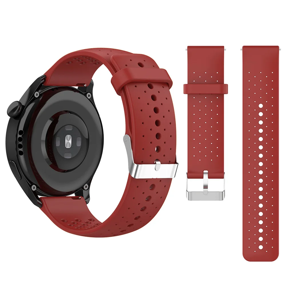 Silicone Smartwatch Band – Versatile 20mm/22mm Sports Strap
