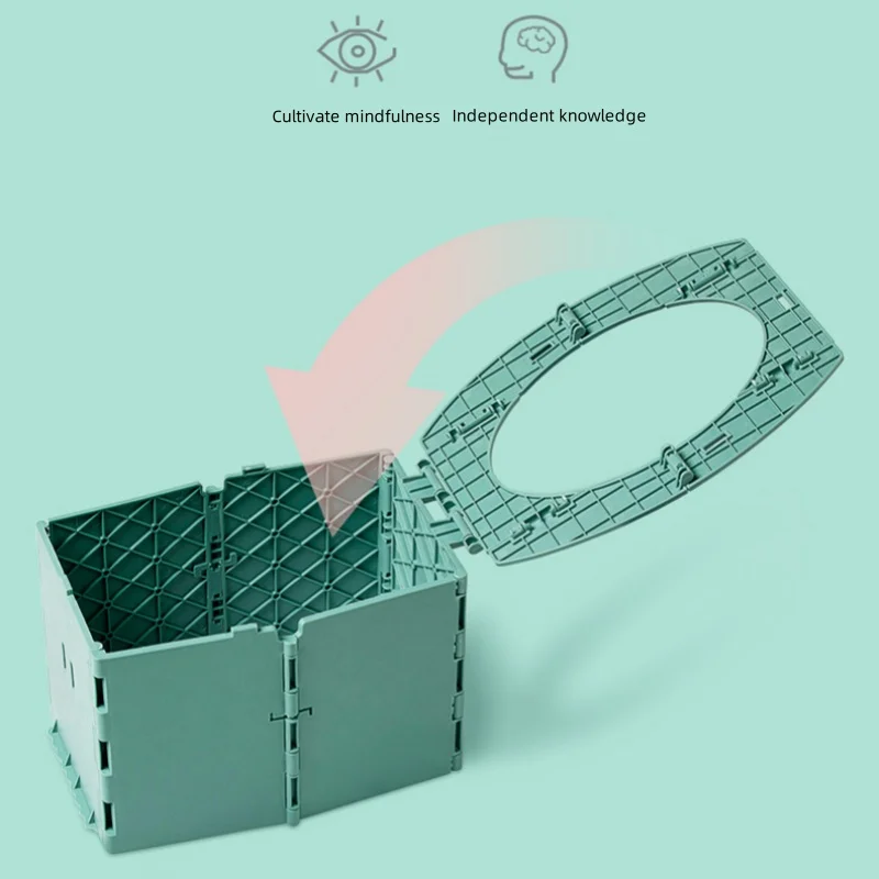 Children's environmental protection PP material folding toilet portable car toilet baby urinal Child travel basin 2