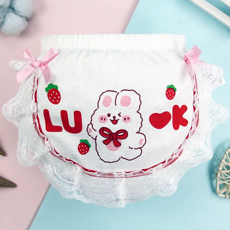 Baby Soft Cotton Panties Girl Briefs Female For Children Underwear Lovely Underpants Infant Cute Cat Kids shorts CN