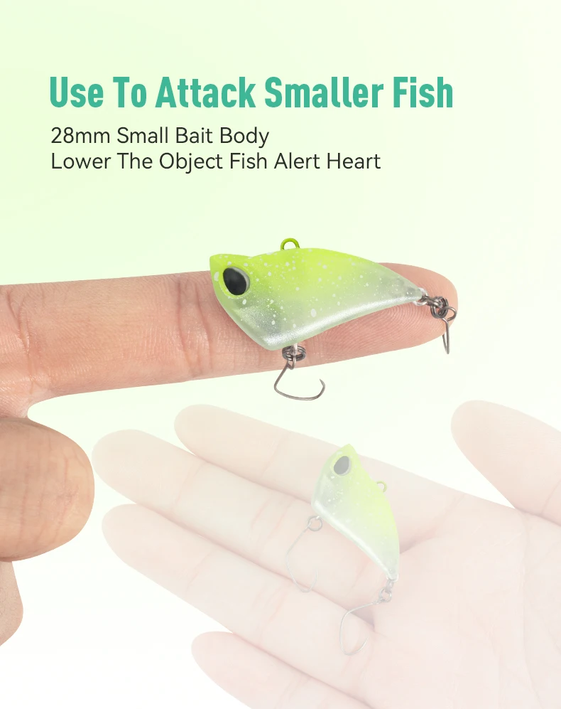 Micro Expert Sinking Vibe Fishing Lure 2.6g 3.5g 28mm 32mm