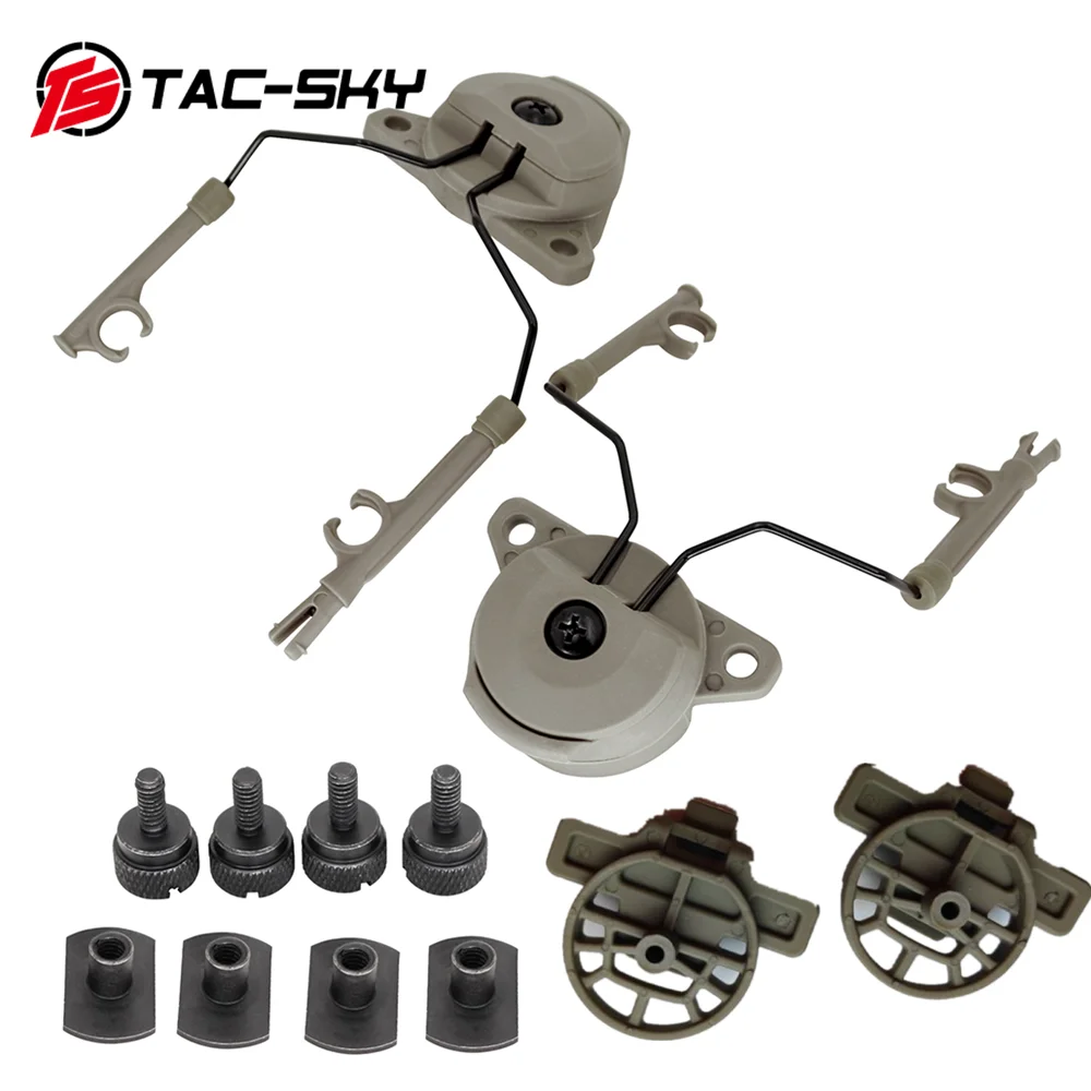 TS TAC-SKY WENDY Rail Adapter compatible with Comtech I II III headset For Team Wendy Rail 2.0 3.0 Helmet