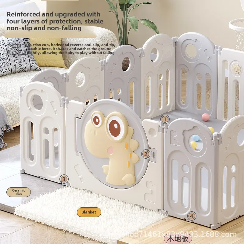 Children Indoor Home Fence Toddler Indoor Crawling Learning To Walk Safety Protection Game Safety Fence Playpen for Baby
