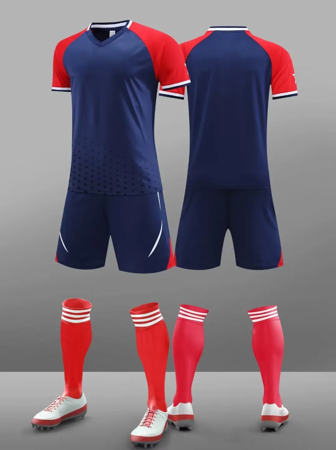 23 24 New Large -size New Football Clothing Set Fashion LANQ Adult Men's Women Set Light Board Ordinary Size KIDS Jerseys 2