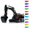 TOUCAN DIY LESU 1/14 LR945 3-Section Arm Metal Hydraulic RC Excavator Radio Control Diggers Light Motor Truck Cars Vehicle 1
