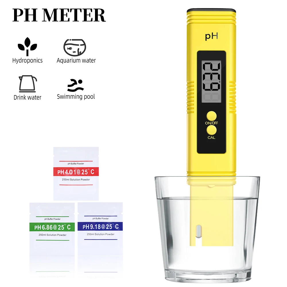TESTEUR pH-mètre 0.01-14.00 digital électronique acidité eau aquarium  piscine ✓✓