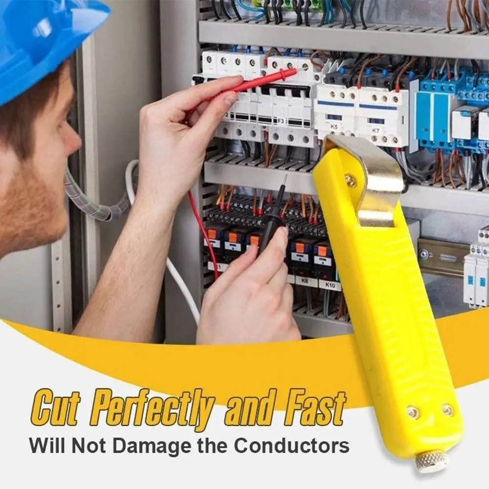 

Adjustable Cable Stripping Knife Plastic Handle Stripping Pliers High Quality Stripping Tools for Electrician