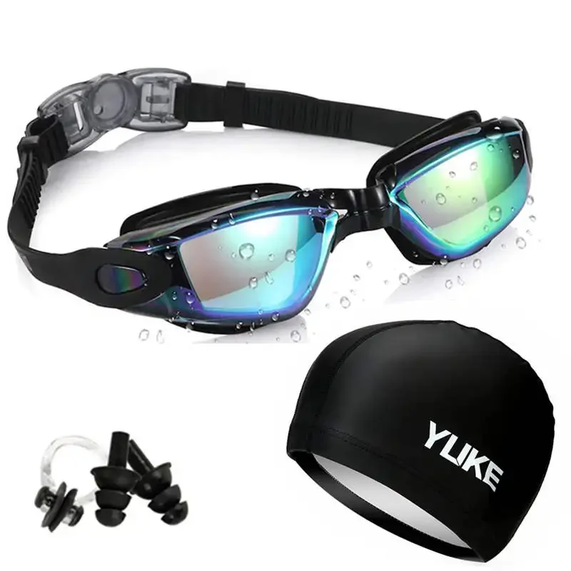Swimming Goggles Swimming Cap Professional Swimming Goggles Caps