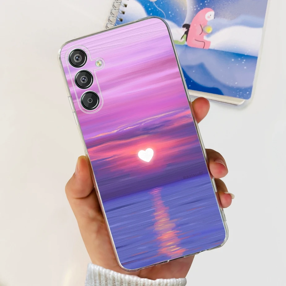 New Fashion Painted Clear Silicone Soft TPU Phone Case Bumper