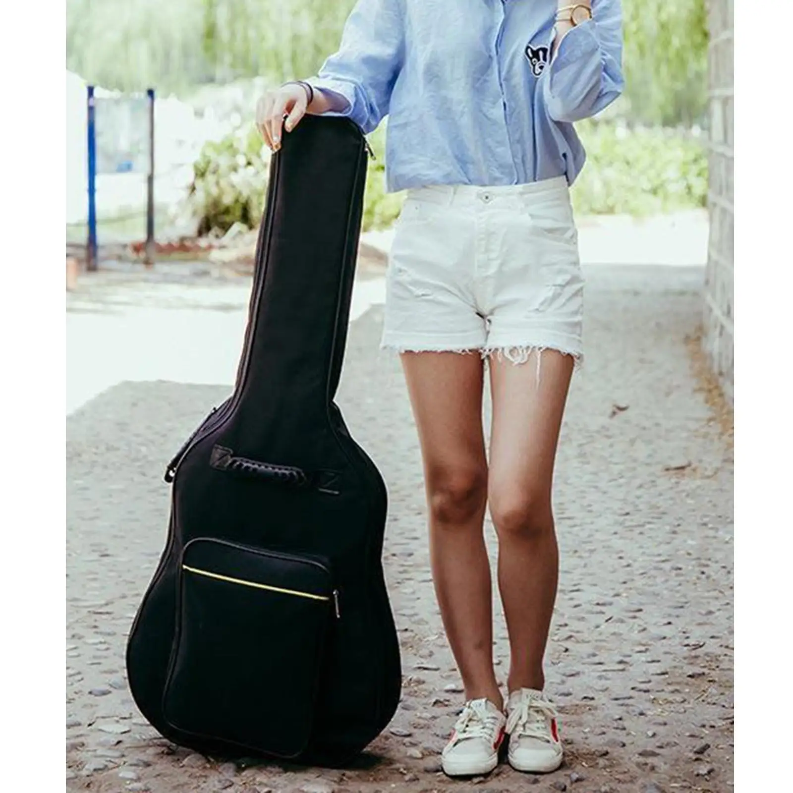 Waterproof Guitar Travel Bag Case Shoulder Bags Backpack for 36 '' Guitar