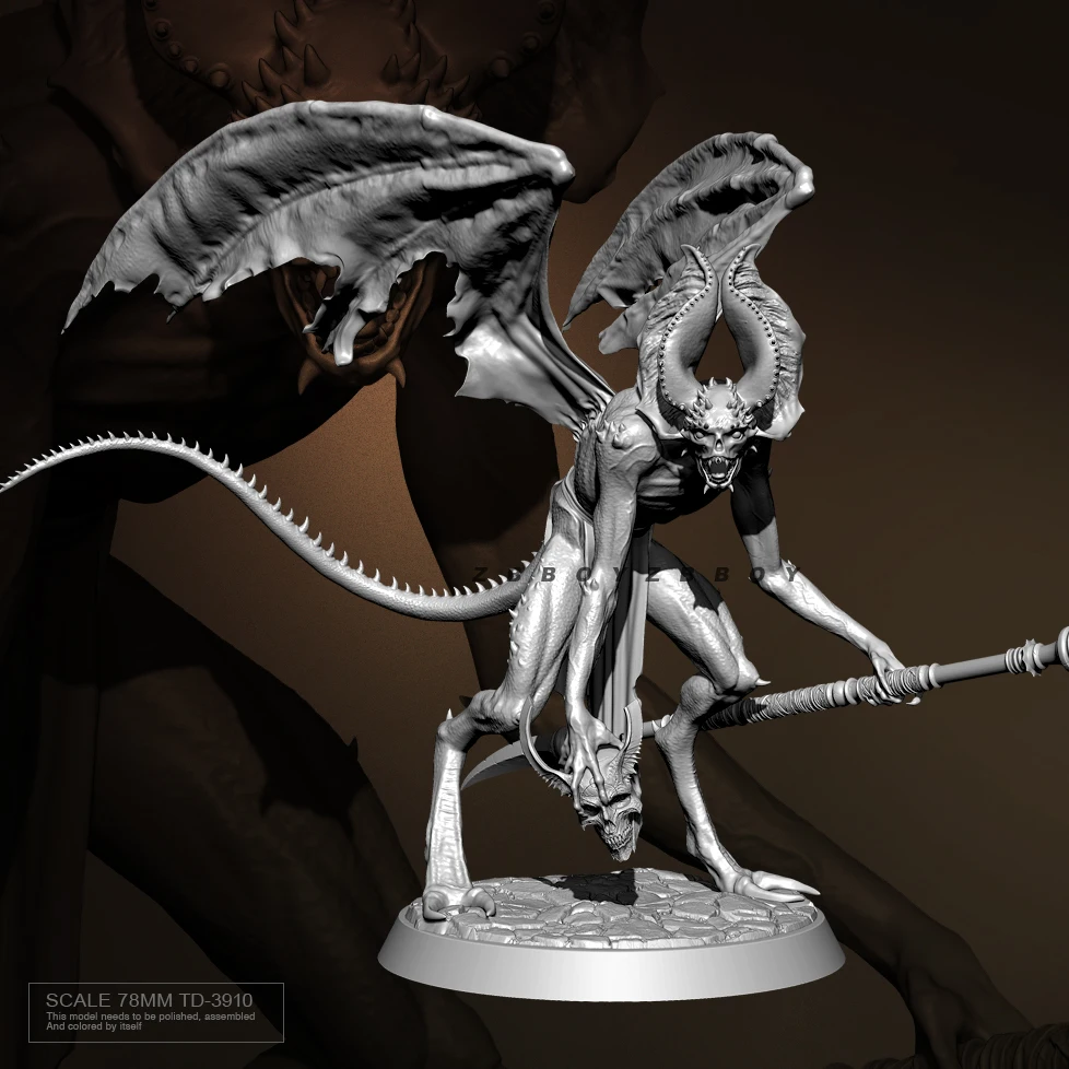 

78mm Resin model kits figure colorless and self-assembled TD-3910