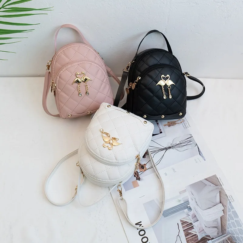 Mini zaino moda donna Nuovo zainetto carino in pelle PU Borsa a tracolla versatile e multifunzionale per donna - immagine 3