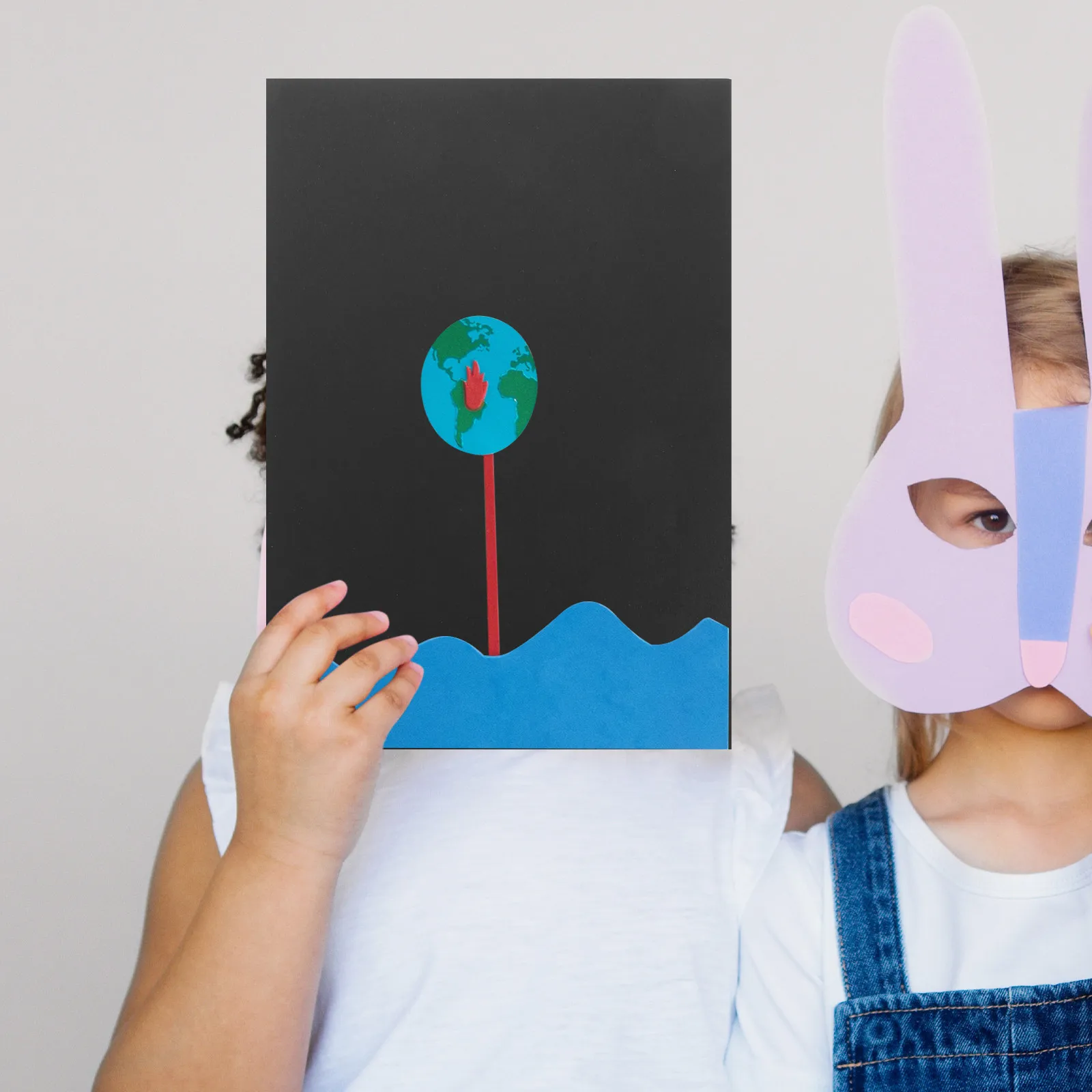 50장 검정색 카드지 그림 그리기 용지 스크랩북용 카드지 인사말 카드 미술 공예 용품