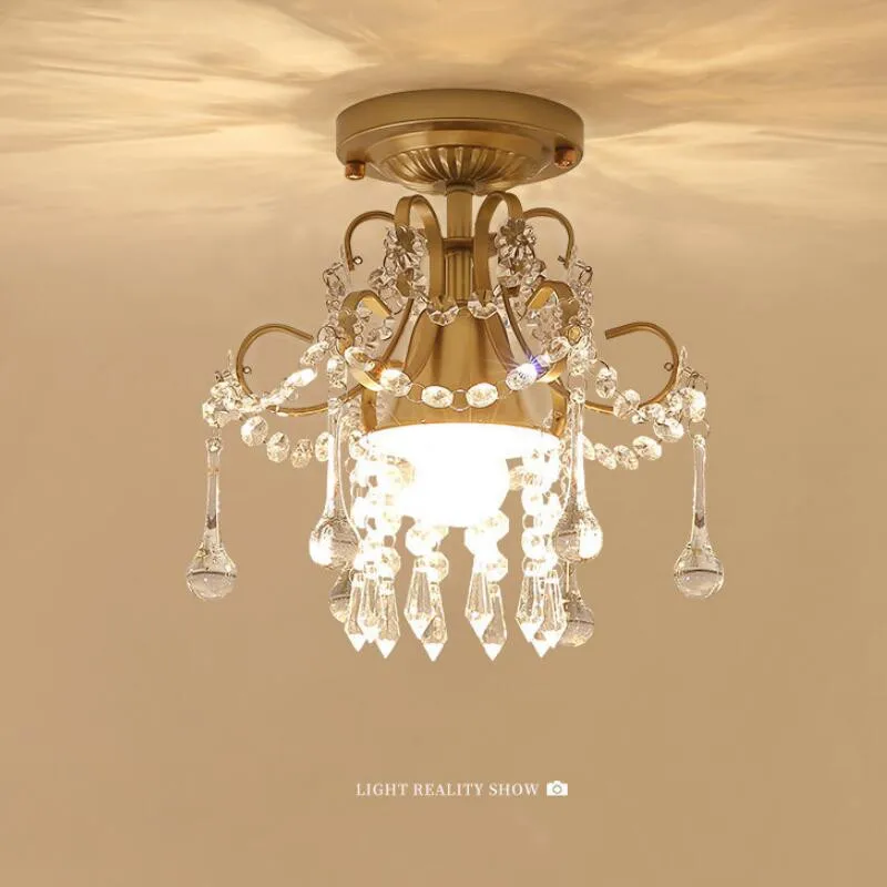 Fashion simple crystal chandeliers E27 bulb led lamps Living room dining room Golden Chandelier led lustre Chandelier lightsing led chandelier ceiling chandelier led pendant light