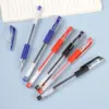 6pcs Gel Pen Set School Supplies Black Blue Red Ink Color 0.5/0.7mm Ballpoint Pen for Students Writing Tool Office Stationery 1