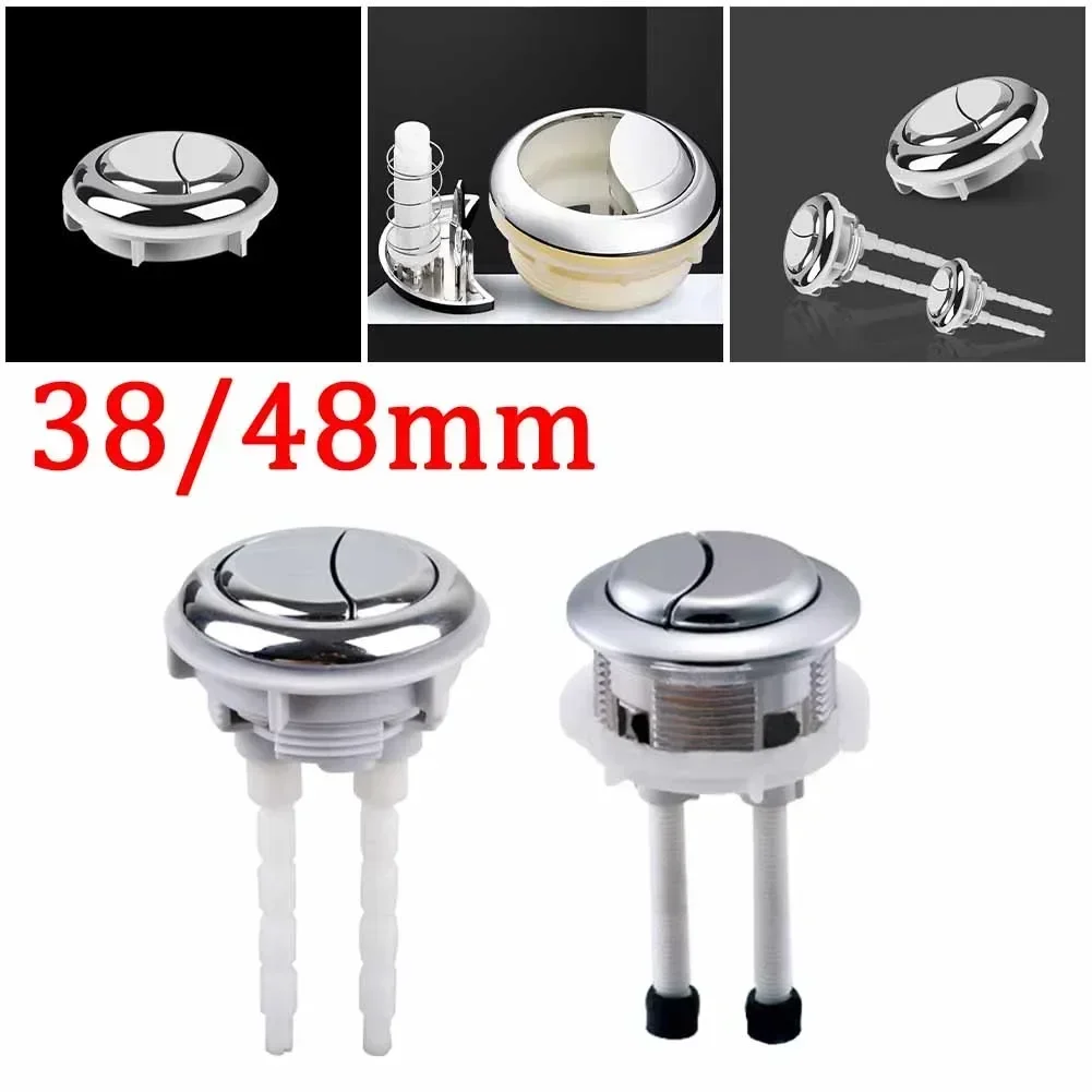 38/48mm Replacement Dual Flush Push Button Toilet Tank Top Button ...