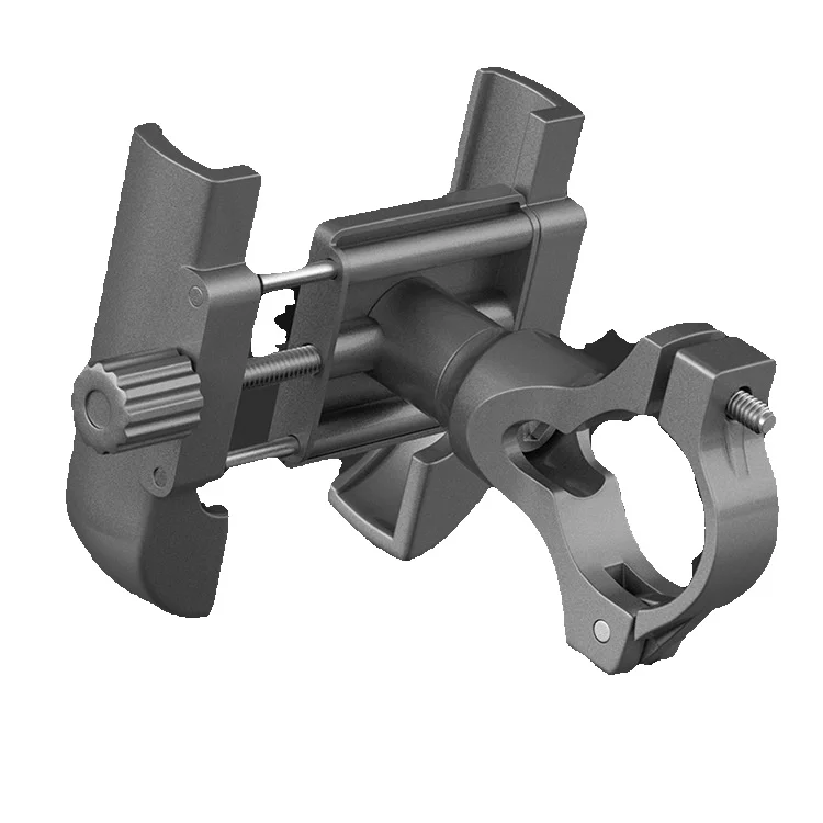 Alumiiniseoksesta valmistettu painevalettu pidike, akkupyörä, sähkömoottoripyörä, polkupyörällä ajamiseen tarkoitettu puhelimen pidike P40_voghion.com