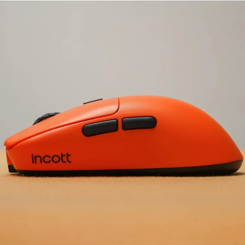 Incott Ghero 무선 마우스, 2 가지 모드, PAW3395 센서, 8k 리턴 레이트, RGB 인체 공학 FPS 게이머 PC 게이밍 마우스, 사무실 액세서리