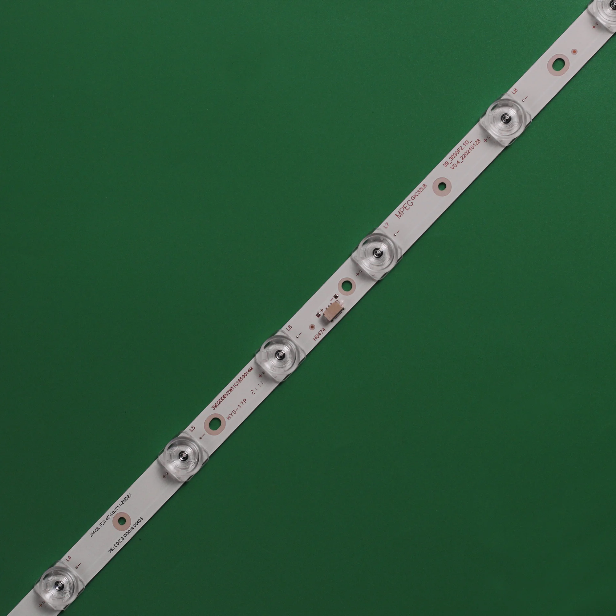 Tira de Retroiluminação Led 11led 4c-lb3211-zm02j Zm01j Gic32lb393030f2.1d-v0.3 39-3030f2.1d-v0.420230918 para Tcl 32a265 32a260 32s327 - Imagem 5