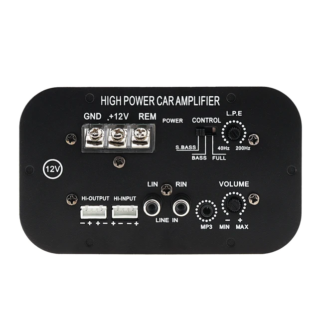 Scheda Amplificatore Auto 600W | Per Subwoofer | 12V | In Alluminio | Alta Potenza - Foto 12