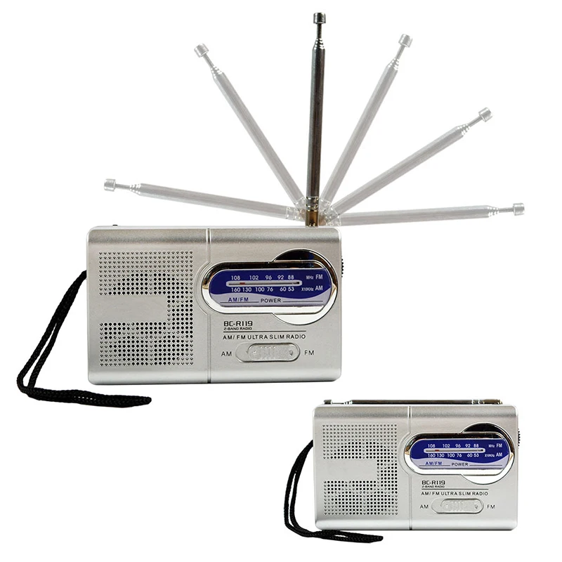 새로운 48/64cm 6단 금속 풀채널 AM FM 라디오 텔레스코픽 안테나 360도 회전 안테나