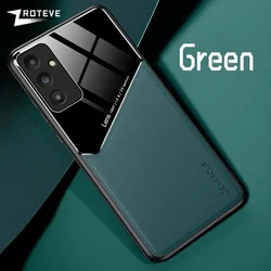 Elegant PU Leather Magnetic Phone Case - Shockproof Protection by ZROTEVE - Galaxy A57 5G (Green)