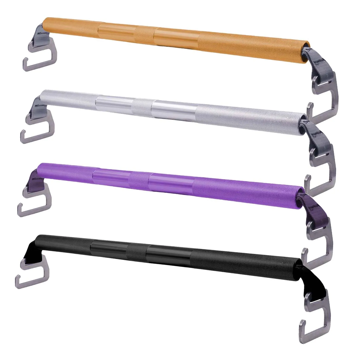 Colorful Large Hook Resistance Bands Exercise Metal Bar Heavy duty for