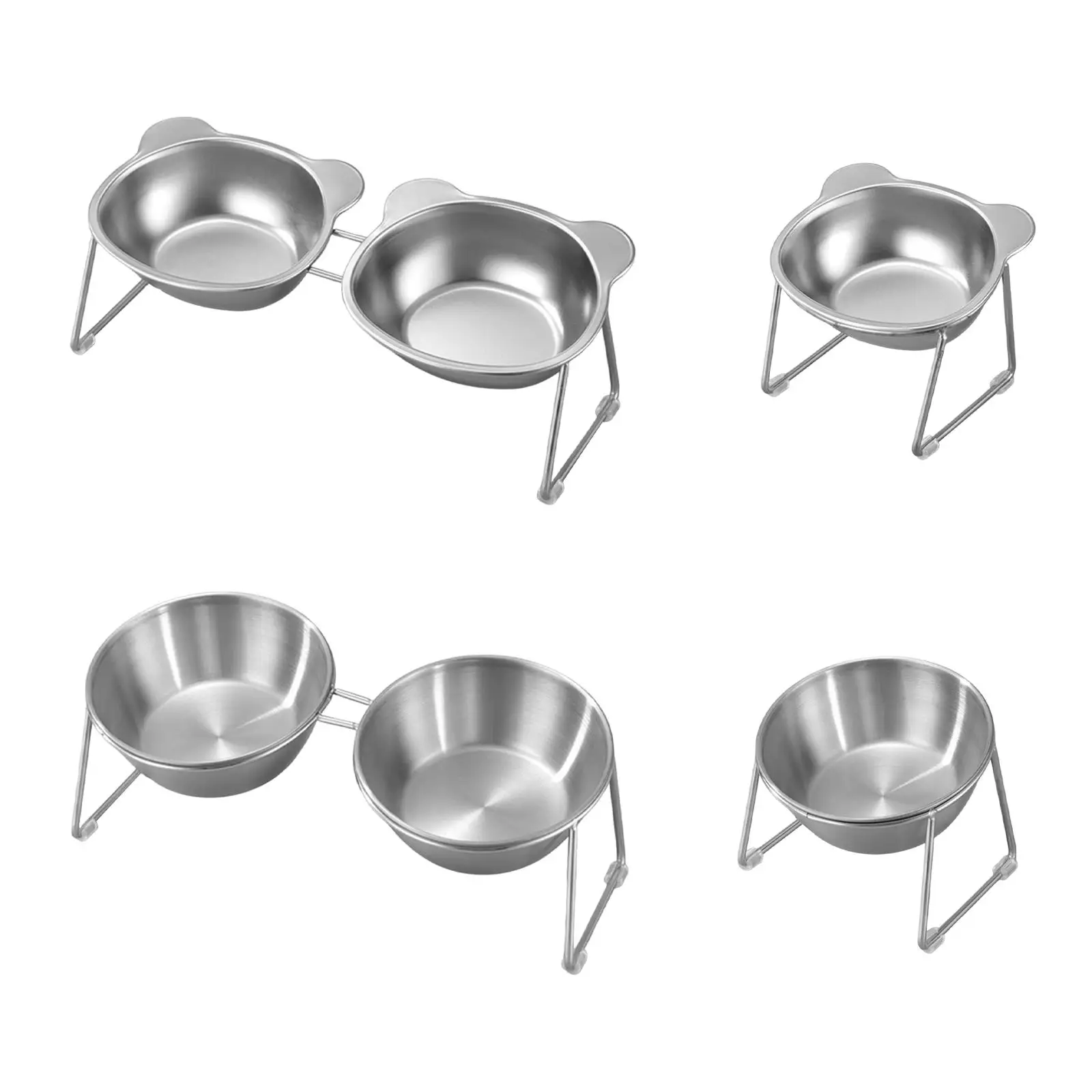 Cat Bowl Supplies Tilted Easy to Clean Comfortable with Stand Nonslip Water Dish Bowl for Small Dogs Kitten Travel Puppy Indoor Cat Bowl Supplies Tilted Easy to Clean Comfortable with Stand Nonslip Water Dish Bowl for Small Dogs Kitten Travel Puppy Indoor