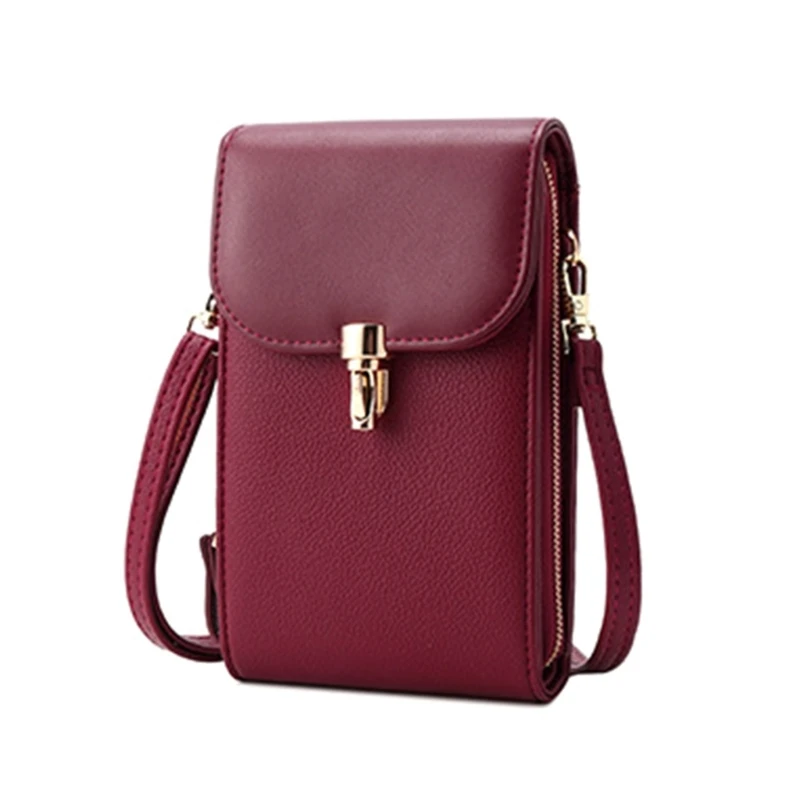 Fashion PU Crossbody Bag with Adjustable Strap for Various Outfits and Occasions E74B