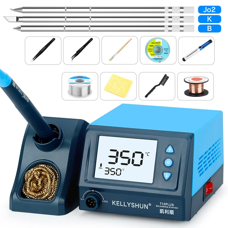 Kellyshun T12 Plus Solder Station 110v230v Electric Soldering Iron