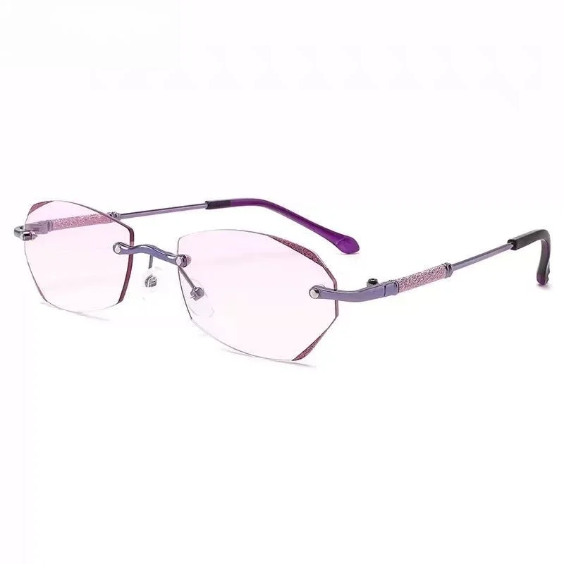 Luxury Frameless HD Lens Anti Blue Light Glasses - Vintage Style Ultra-Lightweight High-End Eyewear